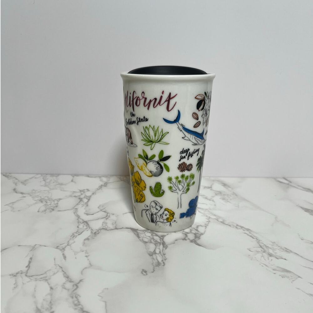 Starbucks California The Golden State Local Collection Ceramic Mug NWT